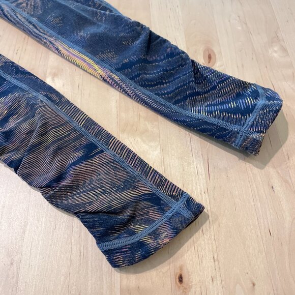 New Balance Premium Performance Printed Running Tights XS Digital Moire Tiger - Picture 4 of 8